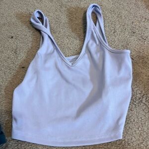Cute purple crop top